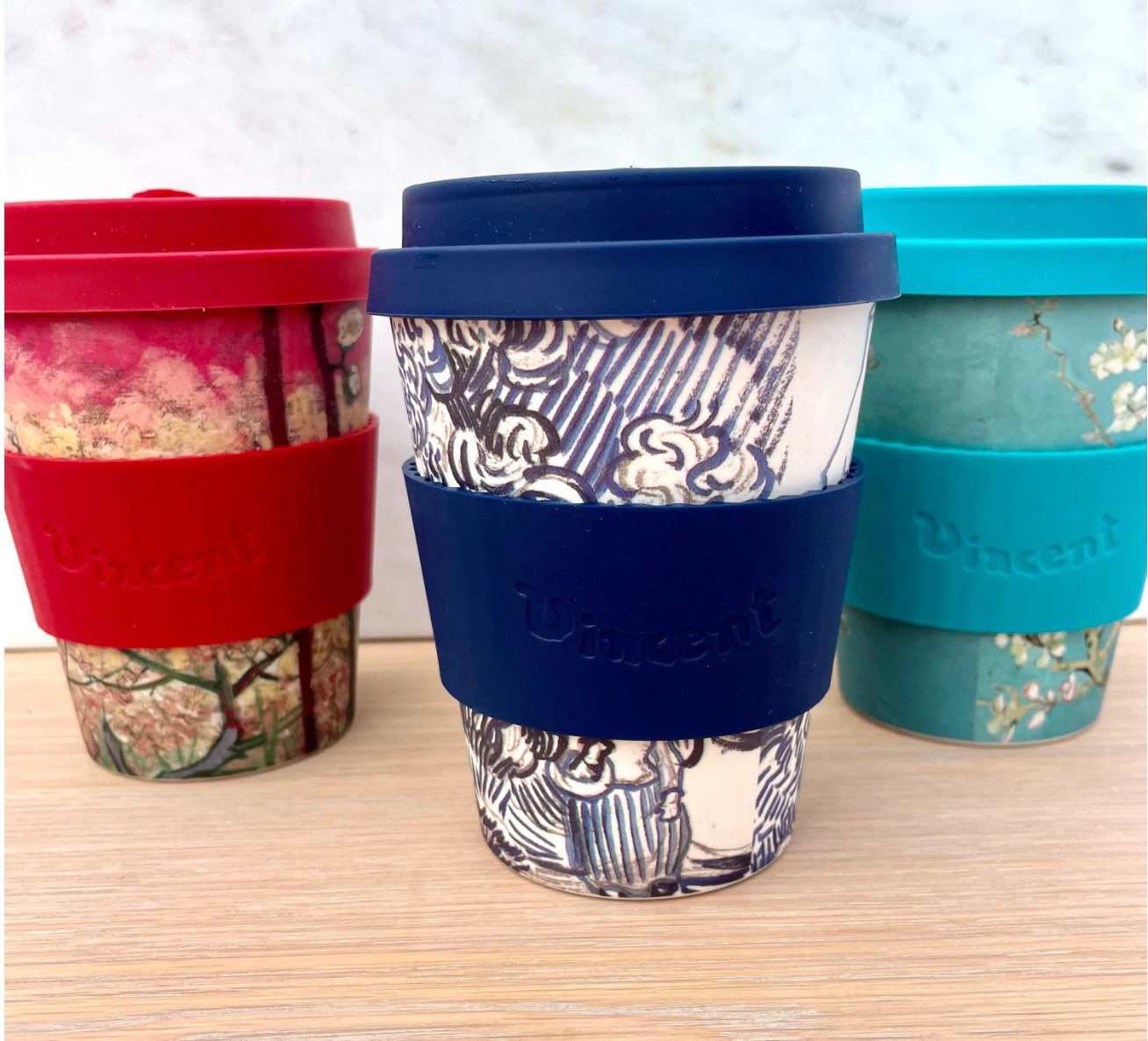 Van Gogh Old Vineyard Bamboo Reusable Coffee Cups
