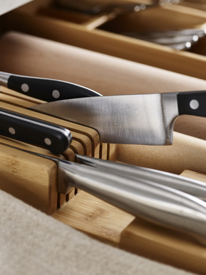DrawerStore Bamboo 2-tier Knife Organiser