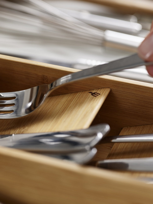 DrawerStore Bamboo Cutlery Organiser