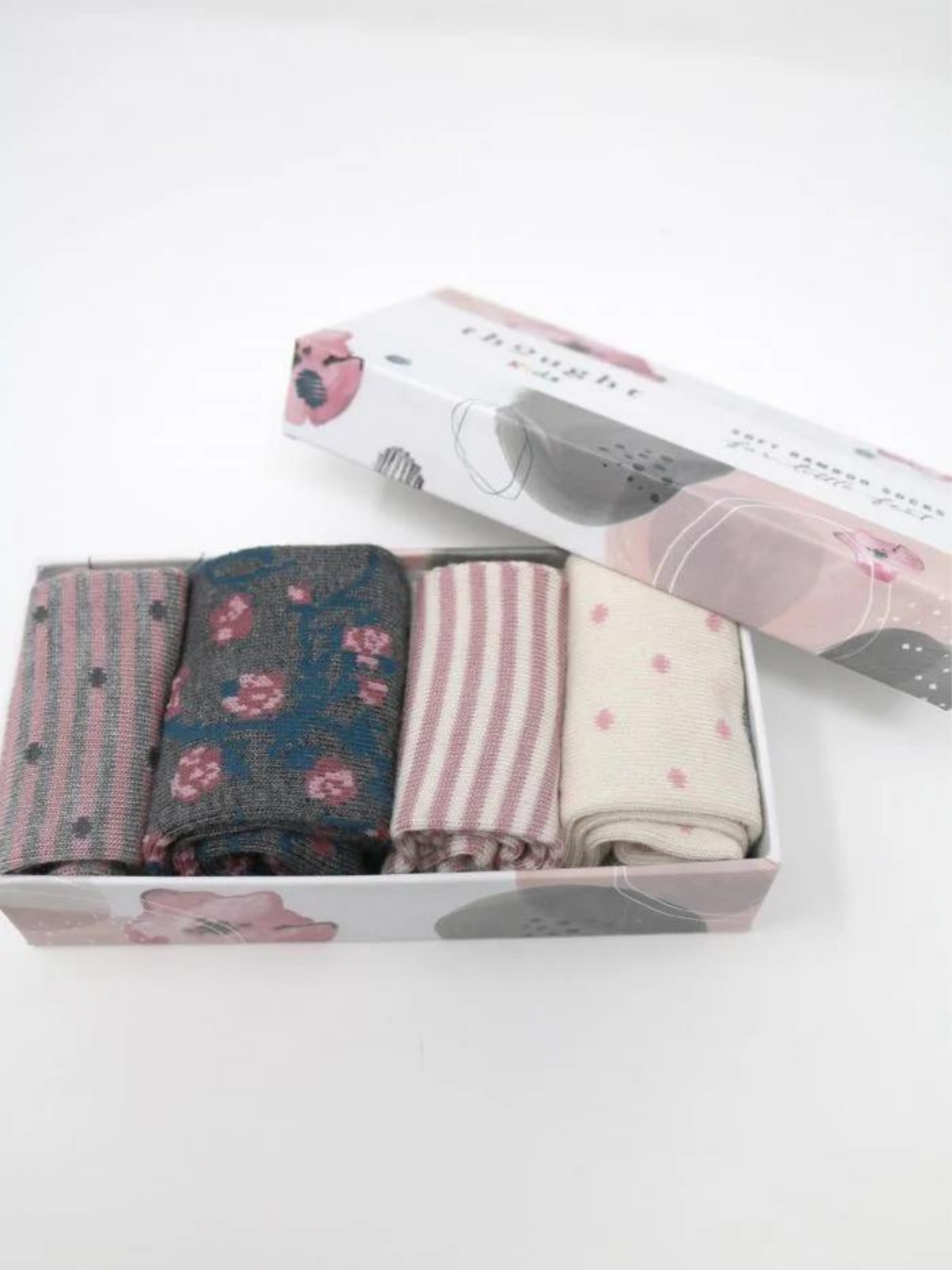 Rose Baby Sock Gift Box